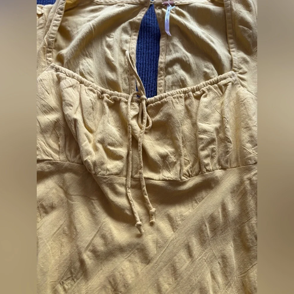 Free People Yellow Midi Dress - Picture 8 of 9